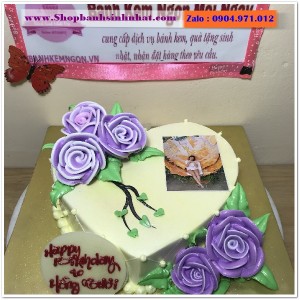 Bánh Sinh Nhật In Hình Ảnh - H499